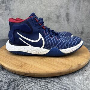Nike KD Trey 5 VIII Shoes Youth Size 5.5Y Blue White Red Basketball CT1425-402